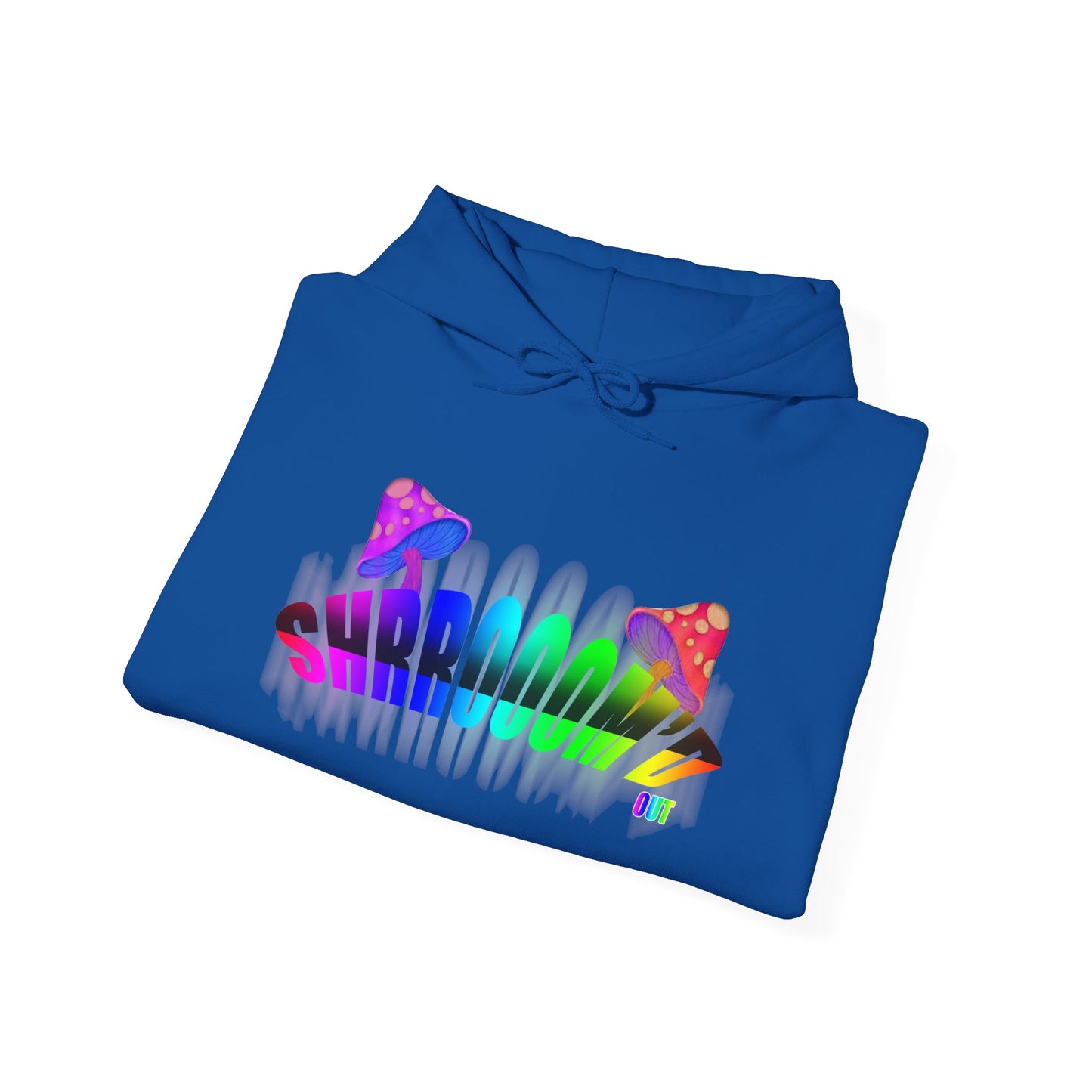 SHROOM'D OUT Unisex Heavy Blend™ Hooded Sweatshirt with Colorful Explosion Graphic