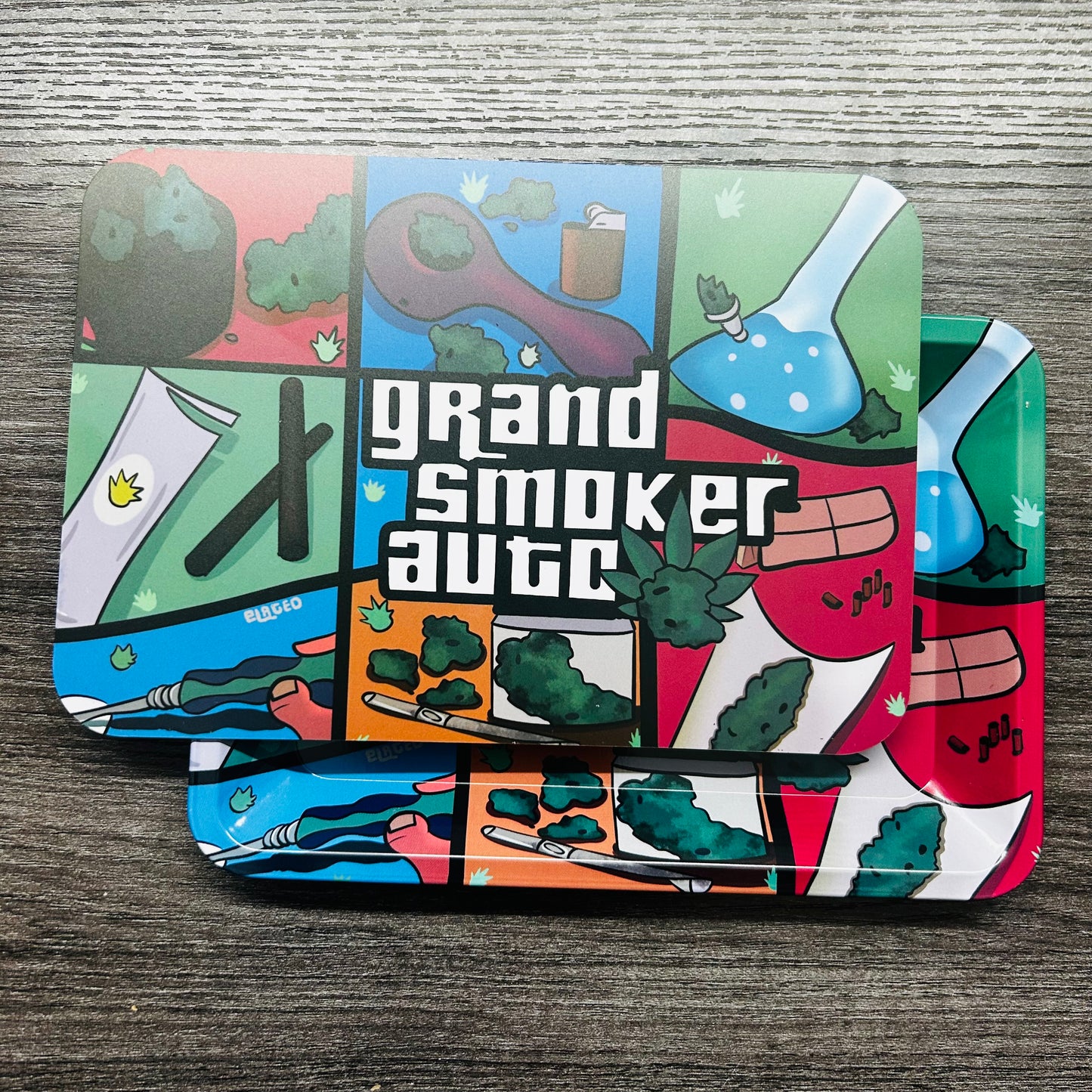 GRAND SMOKER AUTO Rolling Tray w/ Magnetic Lid
