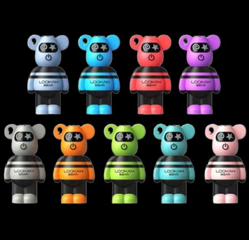 Lookah Bear Cartridge Battery Solid Color - 510 Thread Vape The CL Store Lookah Bear Cartridge Battery Solid Color - 510 Thread Vape The CL Store