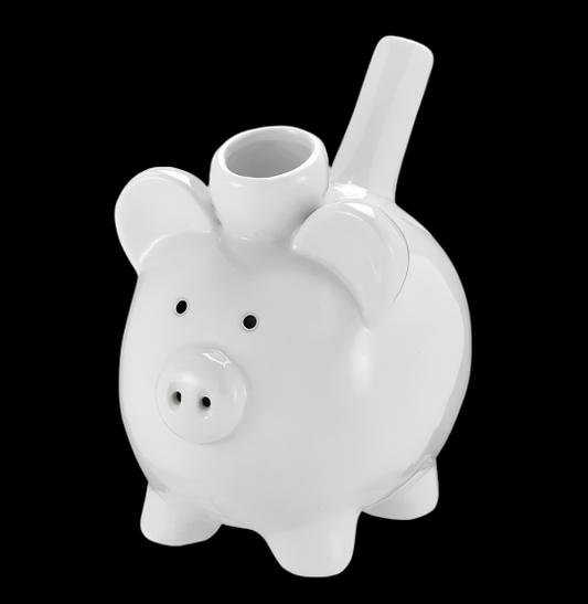 Piggy Bank Ceramic Pipe