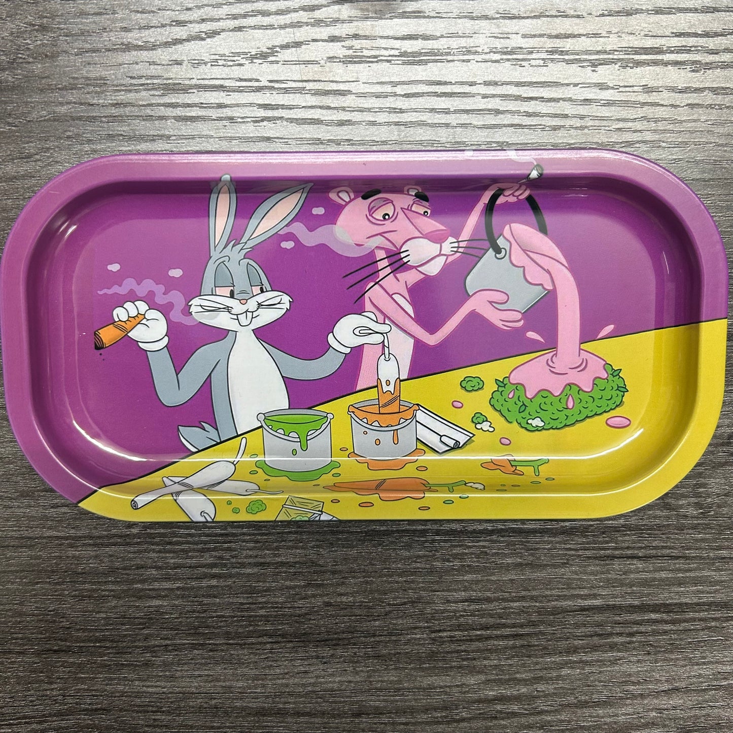 Pink Panther & Bugs Bunny Rolling Tray