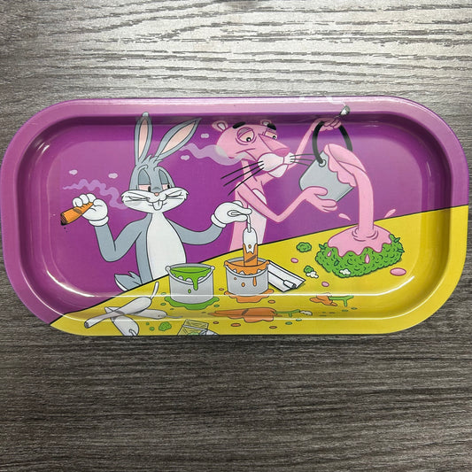 Pink Panther & Bugs Bunny Rolling Tray