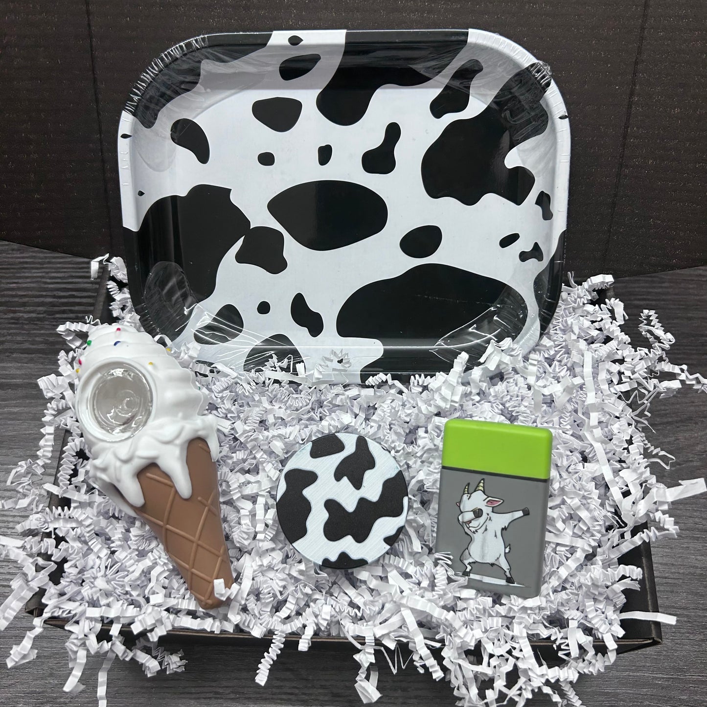 Moo Moo - Ice Cream Piece, Grinder & Torch Gift Box Set