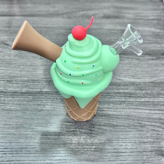 Silicone Ice Cream Cone Bong