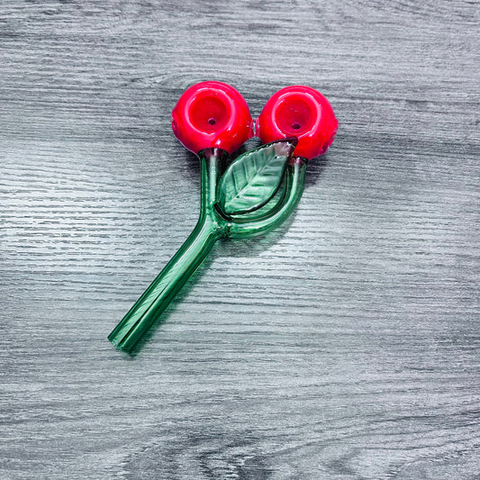 Cherry Double Bowl Pipe