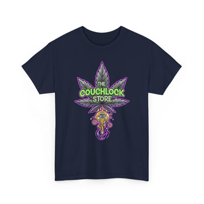 Eye Open Unisex Heavy Cotton Tee, Cannabis T-Shirt, Stoner Apparel, Relaxed Fit Top, Funny Graphic Tee, Gifts for 420 Enthusiasts
