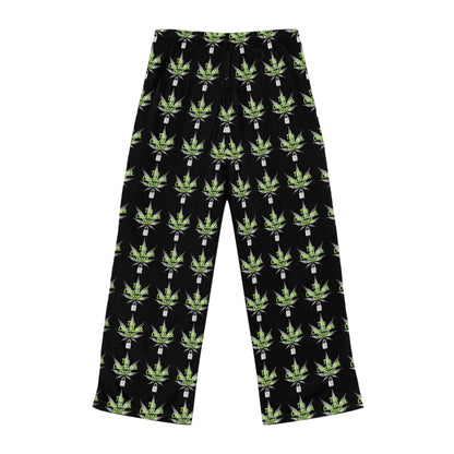 The CouchLock Store - Comfortable Women's Pajama Pants with Fun Leaf Design - Perfect for Relaxing Nights