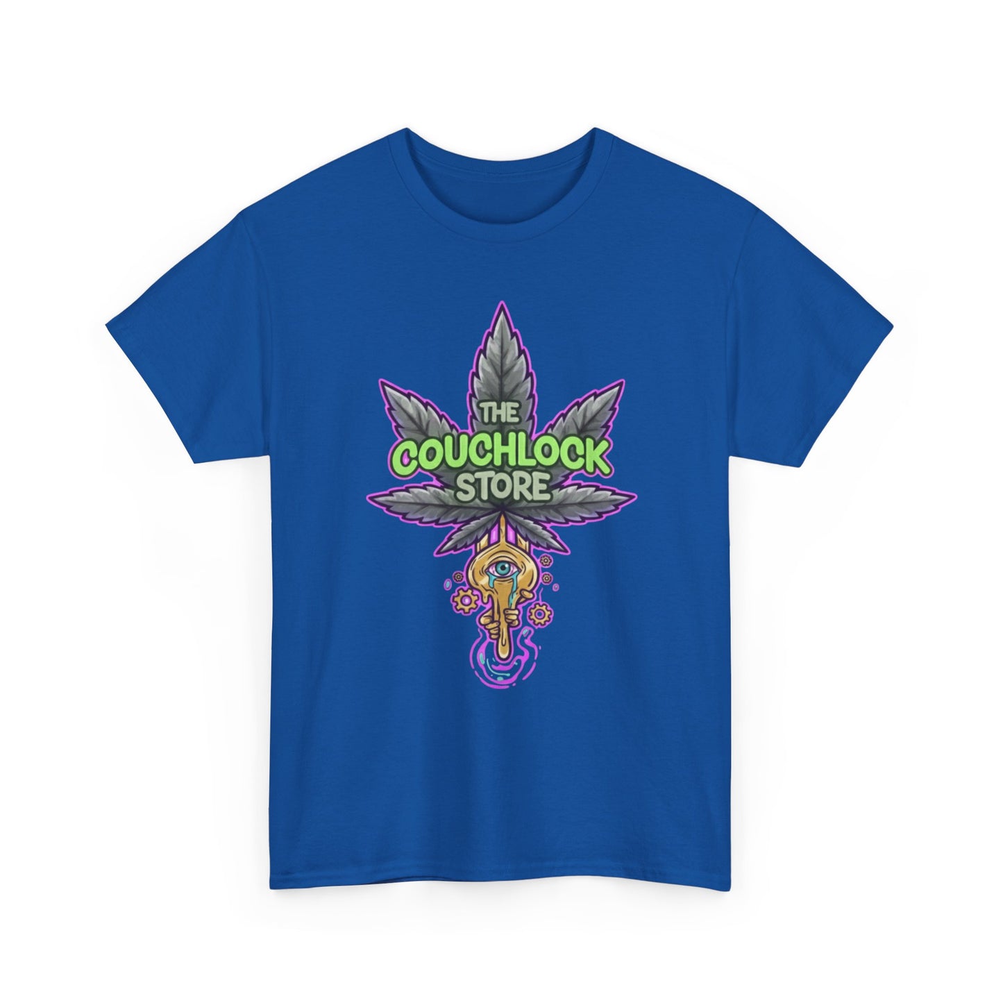 Eye Open Unisex Heavy Cotton Tee, Cannabis T-Shirt, Stoner Apparel, Relaxed Fit Top, Funny Graphic Tee, Gifts for 420 Enthusiasts