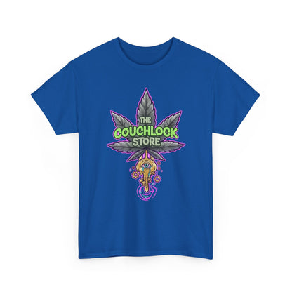 Eye Open Unisex Heavy Cotton Tee, Cannabis T-Shirt, Stoner Apparel, Relaxed Fit Top, Funny Graphic Tee, Gifts for 420 Enthusiasts