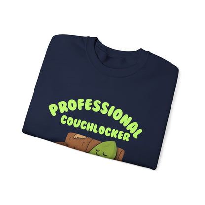 Crewneck Sweatshirt - "Professional Couchlocker: Do Not Disturb"