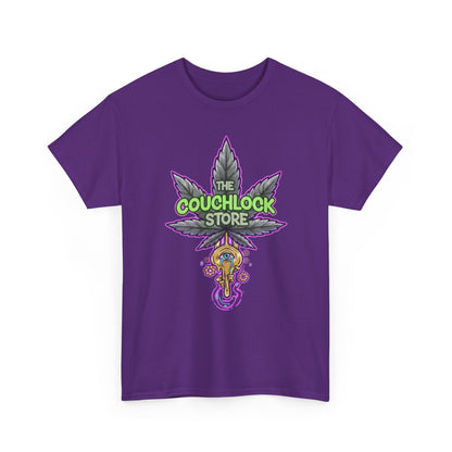 Eye Open Unisex Heavy Cotton Tee, Cannabis T-Shirt, Stoner Apparel, Relaxed Fit Top, Funny Graphic Tee, Gifts for 420 Enthusiasts