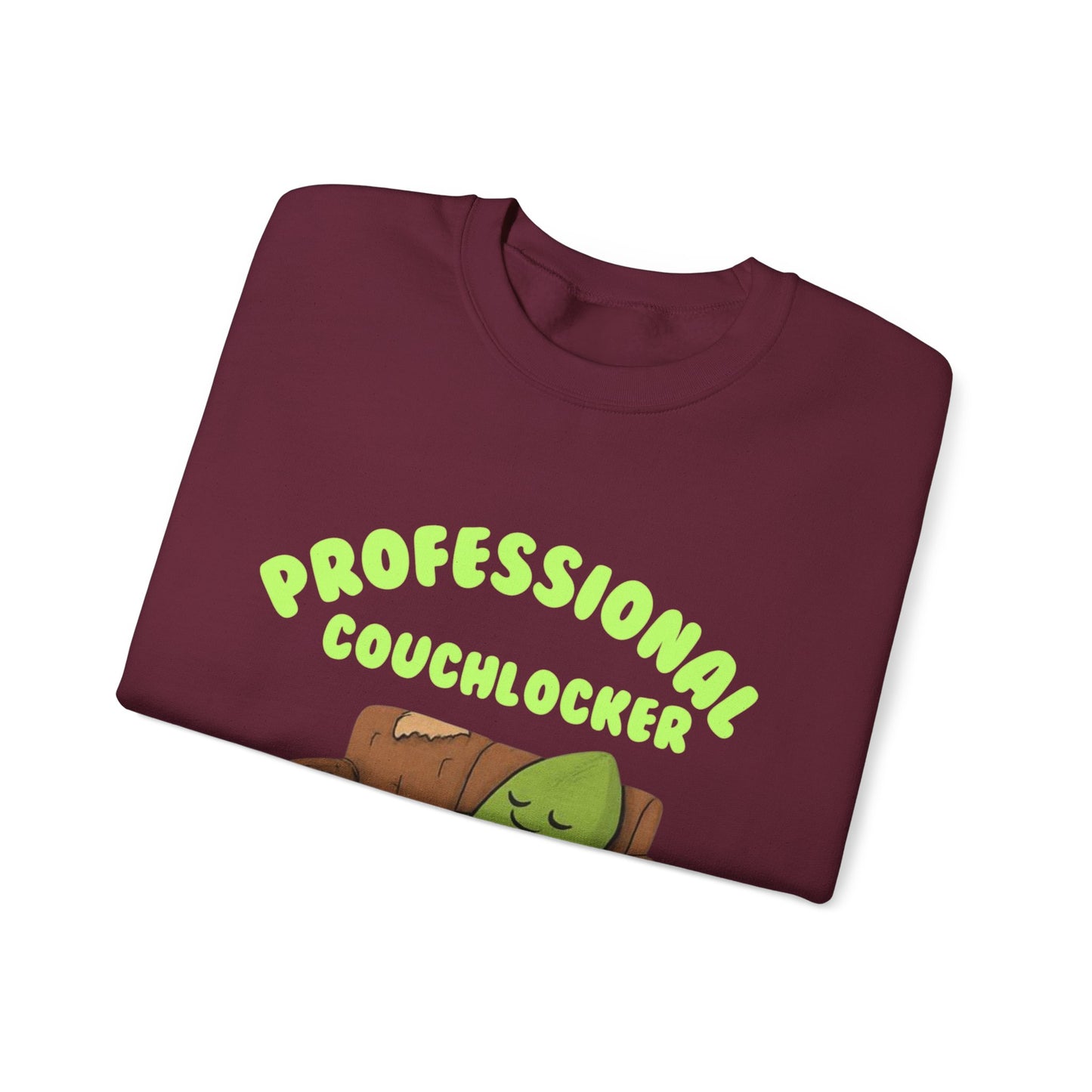 Crewneck Sweatshirt - "Professional Couchlocker: Do Not Disturb"