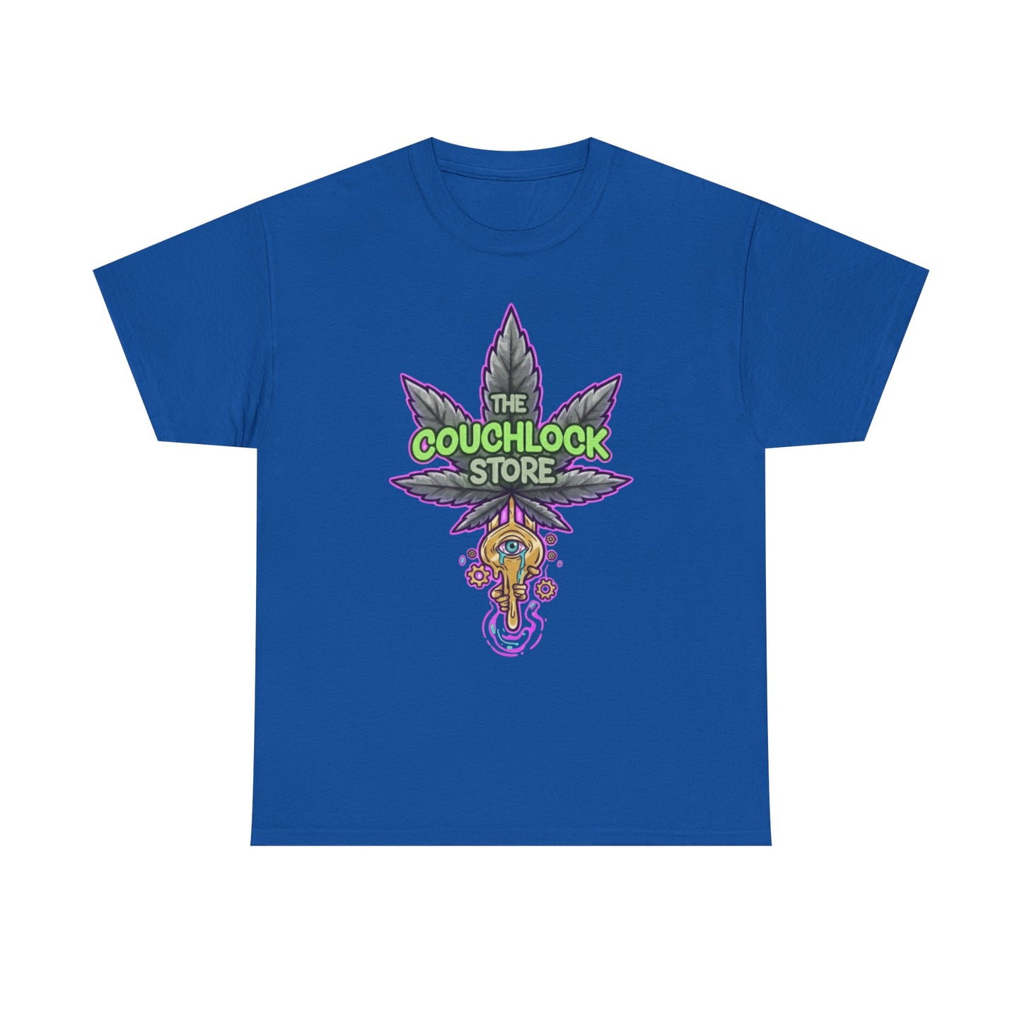 Eye Open Unisex Heavy Cotton Tee, Cannabis T-Shirt, Stoner Apparel, Relaxed Fit Top, Funny Graphic Tee, Gifts for 420 Enthusiasts