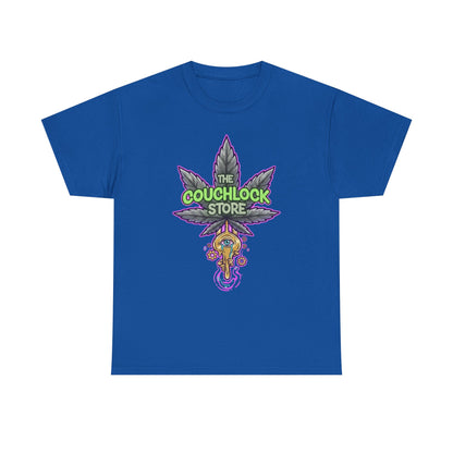 Eye Open Unisex Heavy Cotton Tee, Cannabis T-Shirt, Stoner Apparel, Relaxed Fit Top, Funny Graphic Tee, Gifts for 420 Enthusiasts