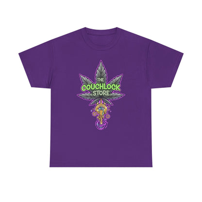 Eye Open Unisex Heavy Cotton Tee, Cannabis T-Shirt, Stoner Apparel, Relaxed Fit Top, Funny Graphic Tee, Gifts for 420 Enthusiasts
