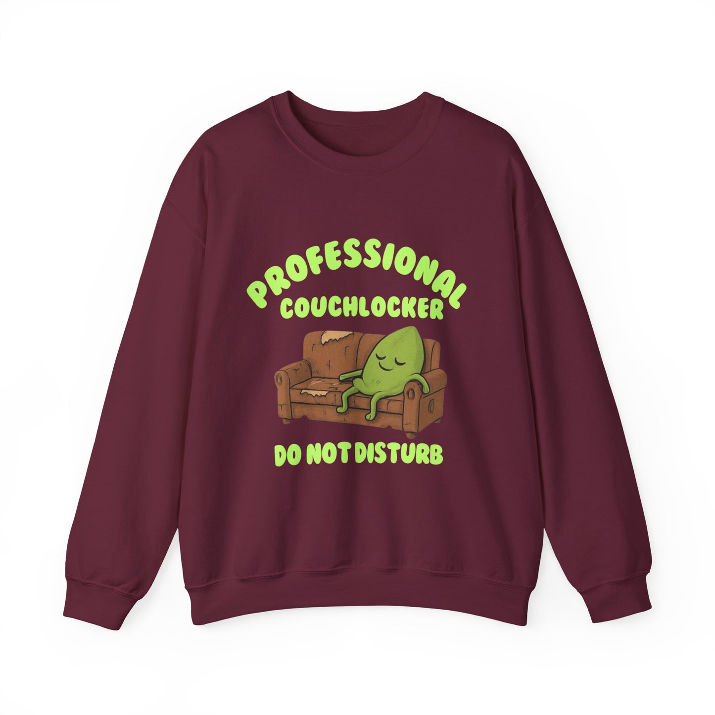 Crewneck Sweatshirt - "Professional Couchlocker: Do Not Disturb"