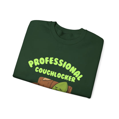 Crewneck Sweatshirt - "Professional Couchlocker: Do Not Disturb"