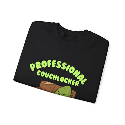 Crewneck Sweatshirt - "Professional Couchlocker: Do Not Disturb"