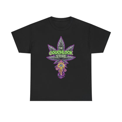 Eye Open Unisex Heavy Cotton Tee, Cannabis T-Shirt, Stoner Apparel, Relaxed Fit Top, Funny Graphic Tee, Gifts for 420 Enthusiasts