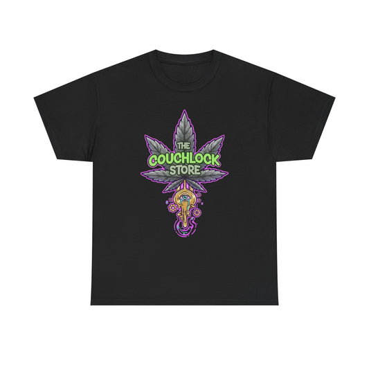 Eye Open Unisex Heavy Cotton Tee, Cannabis T-Shirt, Stoner Apparel, Relaxed Fit Top, Funny Graphic Tee, Gifts for 420 Enthusiasts