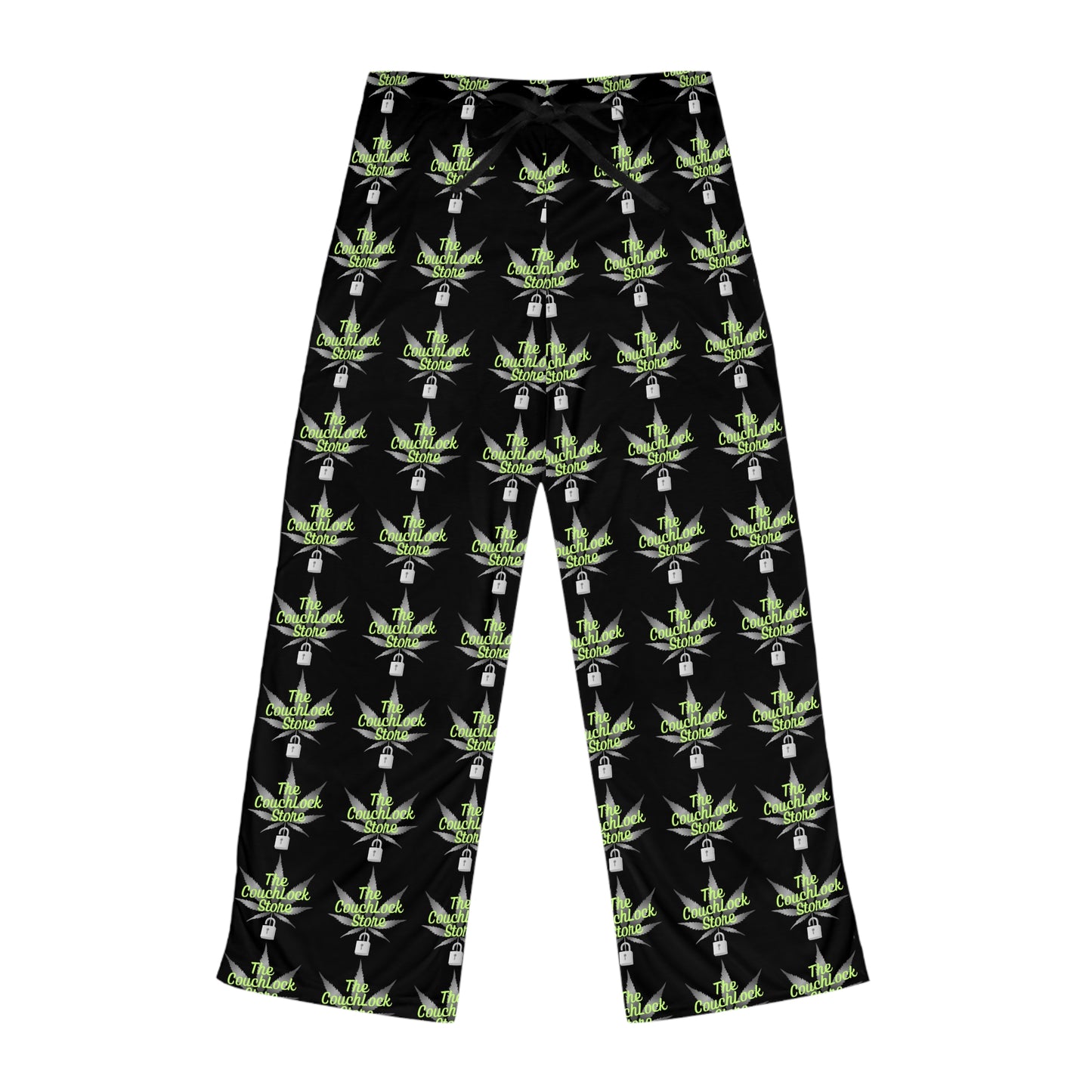 The CouchLock Store - Comfortable Women's Pajama Pants with Fun Leaf Design - Perfect for Relaxing Nights