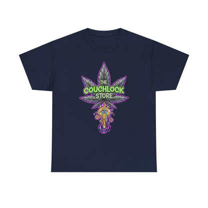 Eye Open Unisex Heavy Cotton Tee, Cannabis T-Shirt, Stoner Apparel, Relaxed Fit Top, Funny Graphic Tee, Gifts for 420 Enthusiasts