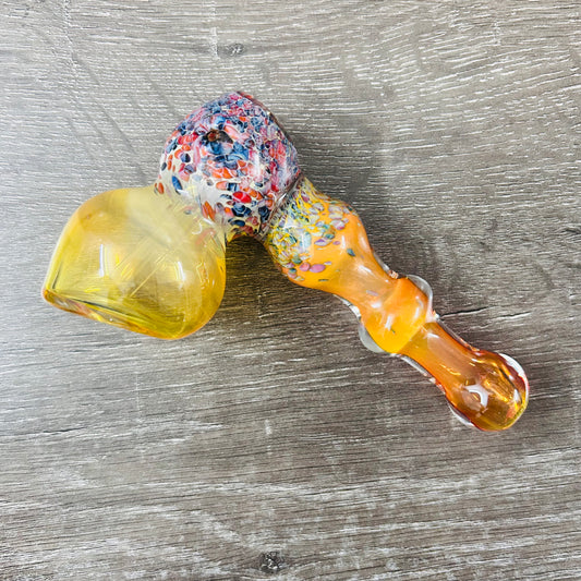 Hammer Rose Glass Pipe