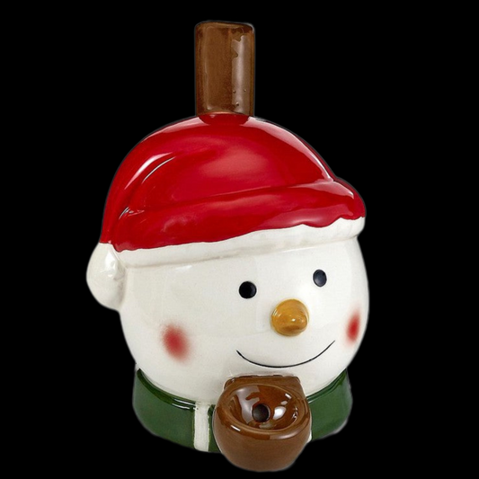 Snowman Ceramic Pipe